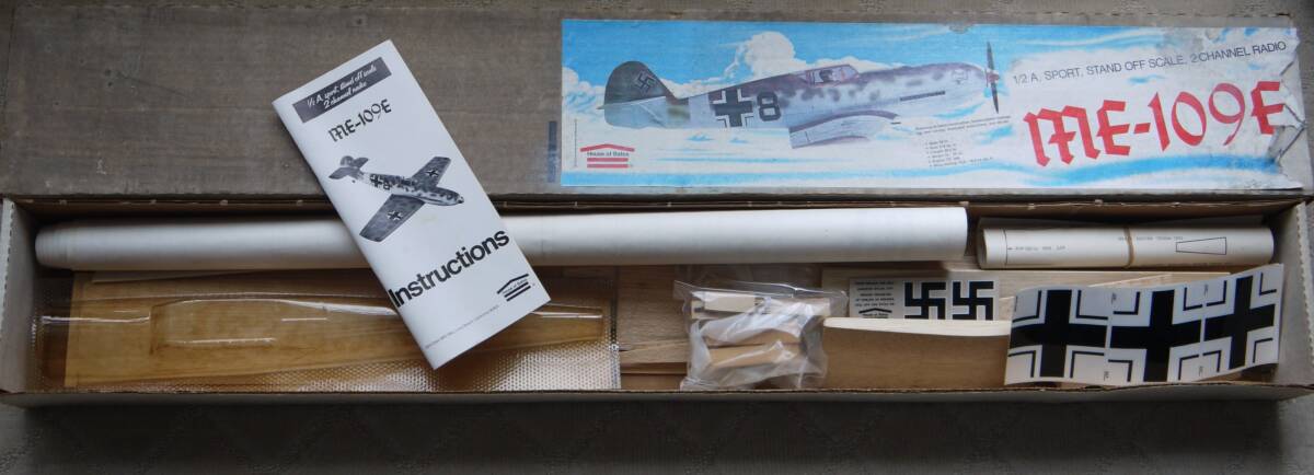 HOUSE OF　BALSA　ME-109　メッサーシュミット　送料無料_画像3