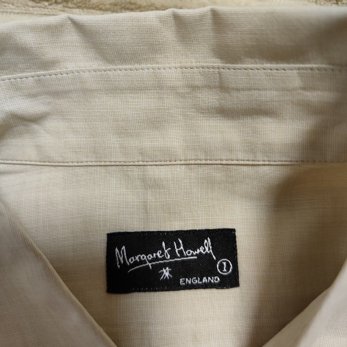 マーガレットハウエル　 長袖シャツ　ブラウス　シャツ　SHIRT　 古着　MARGARET HOWELL　 長袖 無地 コットン