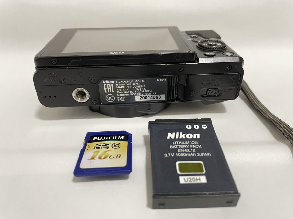 動作品 デジタルカメラ Nikon COOLPIX A900 Wifi Bluetooth _画像7