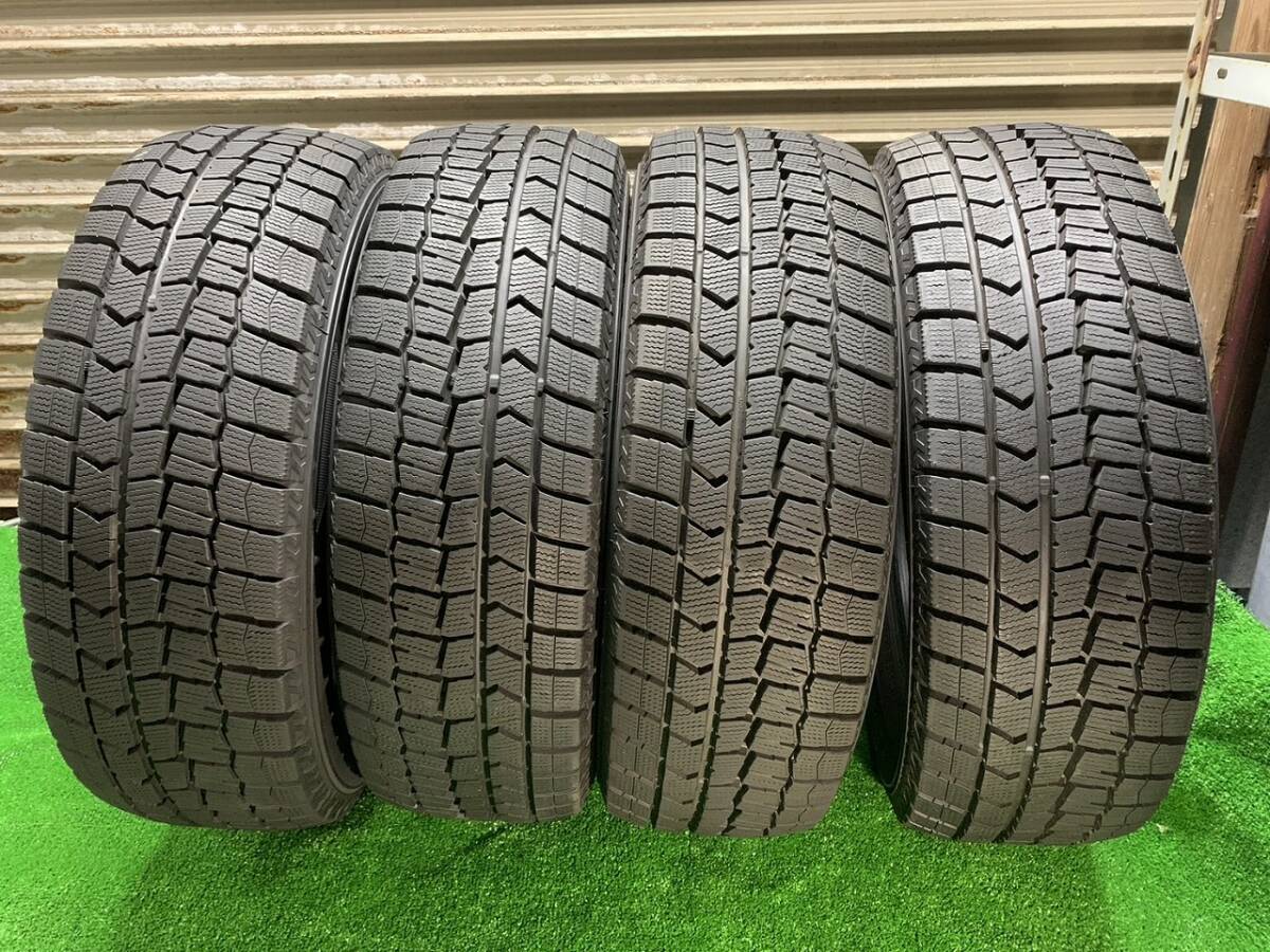 送料無料!! 極上バリ山 １９５／６５Ｒ１５ ウィンターマックス ＷＭ０２ ダンロップ バリ溝 ４本セット ２０１８年製造 WINTER MAXX 02_画像2