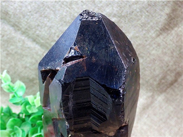 AAA級【魔除け】天然モリオン黒水晶原石178C3-107C64b_画像6