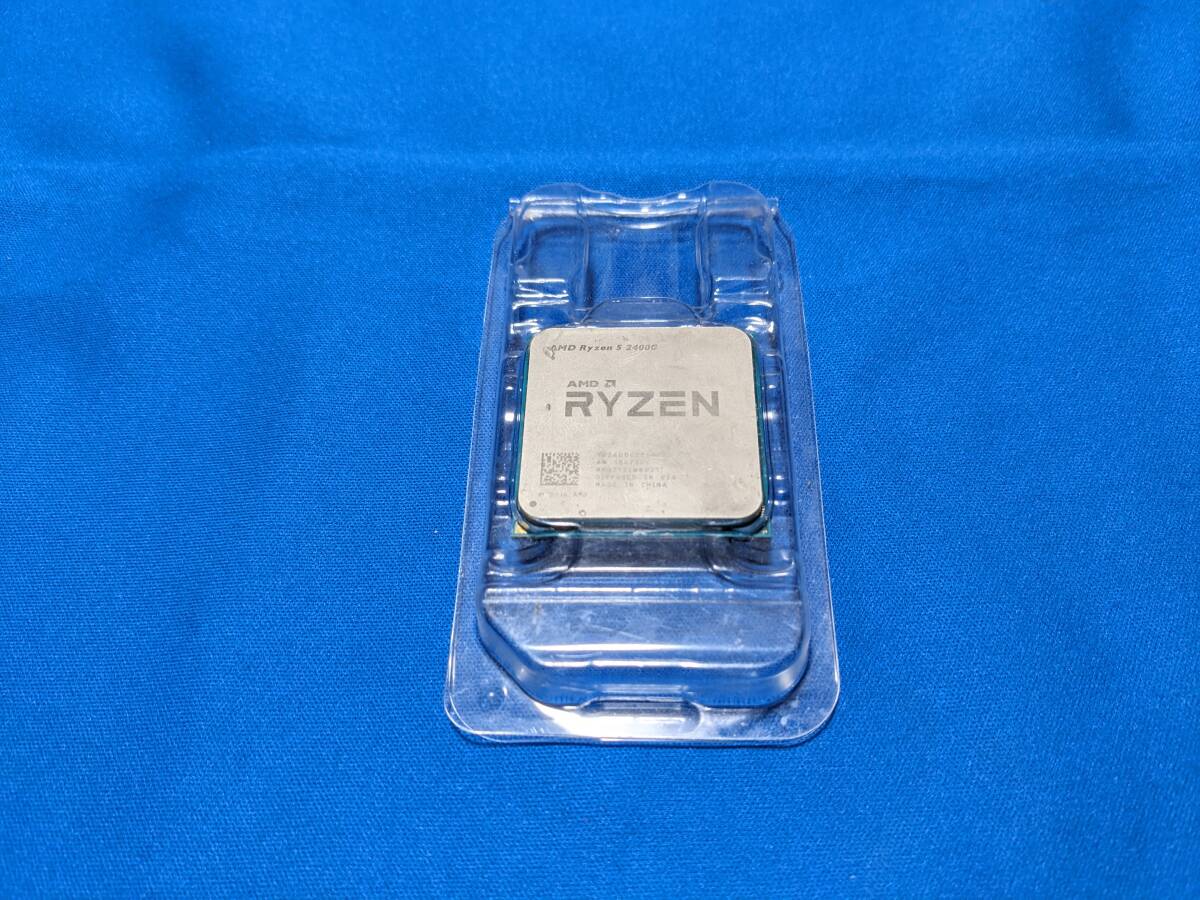 AMD CPU Ryzen 5 2400G 3.6GHz 6MB 65W AM4 ピン曲がりあり 動作確認済み_画像1