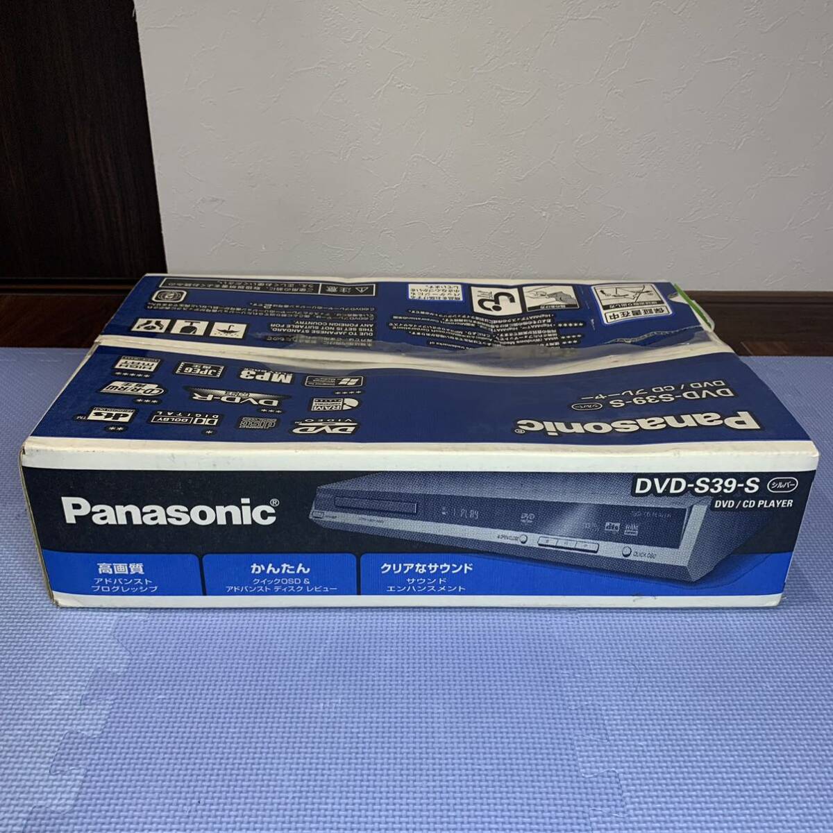 【未使用】Panasonic パナソニック DVD/CDプレーヤー DVD-S39-Sの画像5