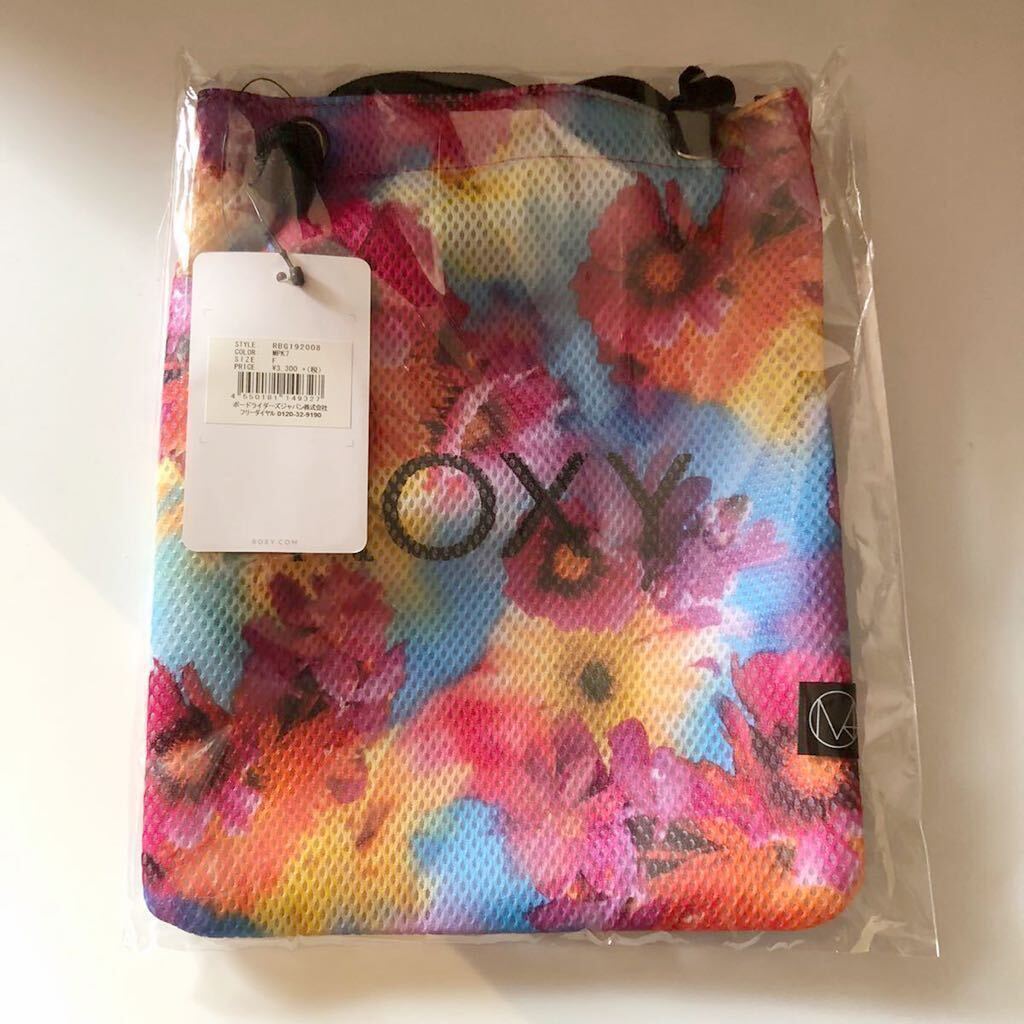 ラスト1点 【 新品 】ROXY× 蜷川実花 ビーチ サコッシュバッグ レディース mika ninagawa BEACH BAG ジム 海水浴 ロキシー プール MPK7_画像6