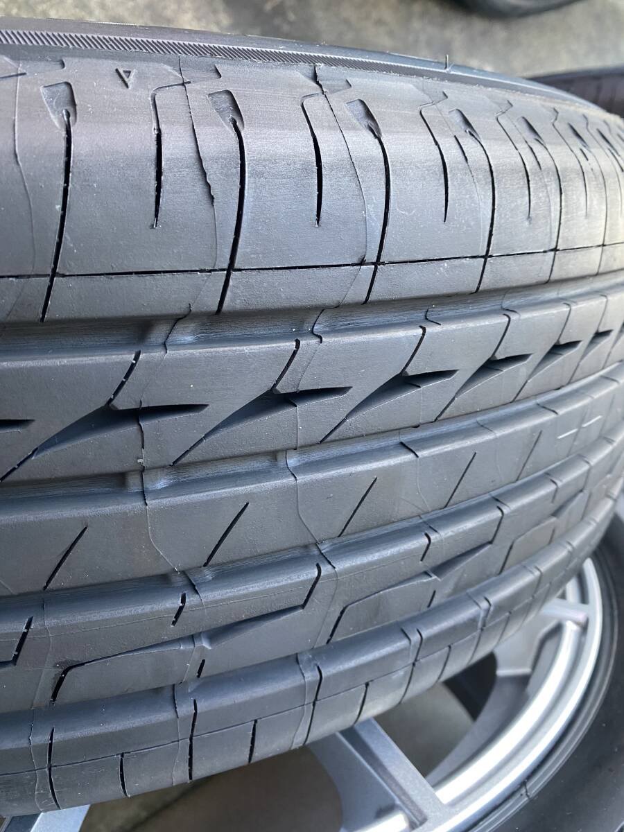 ブリヂストン レグノGR-XⅡ 215/55R17 走行約200km ホイールSW010 5穴 114.3 +45 4本セットの画像6