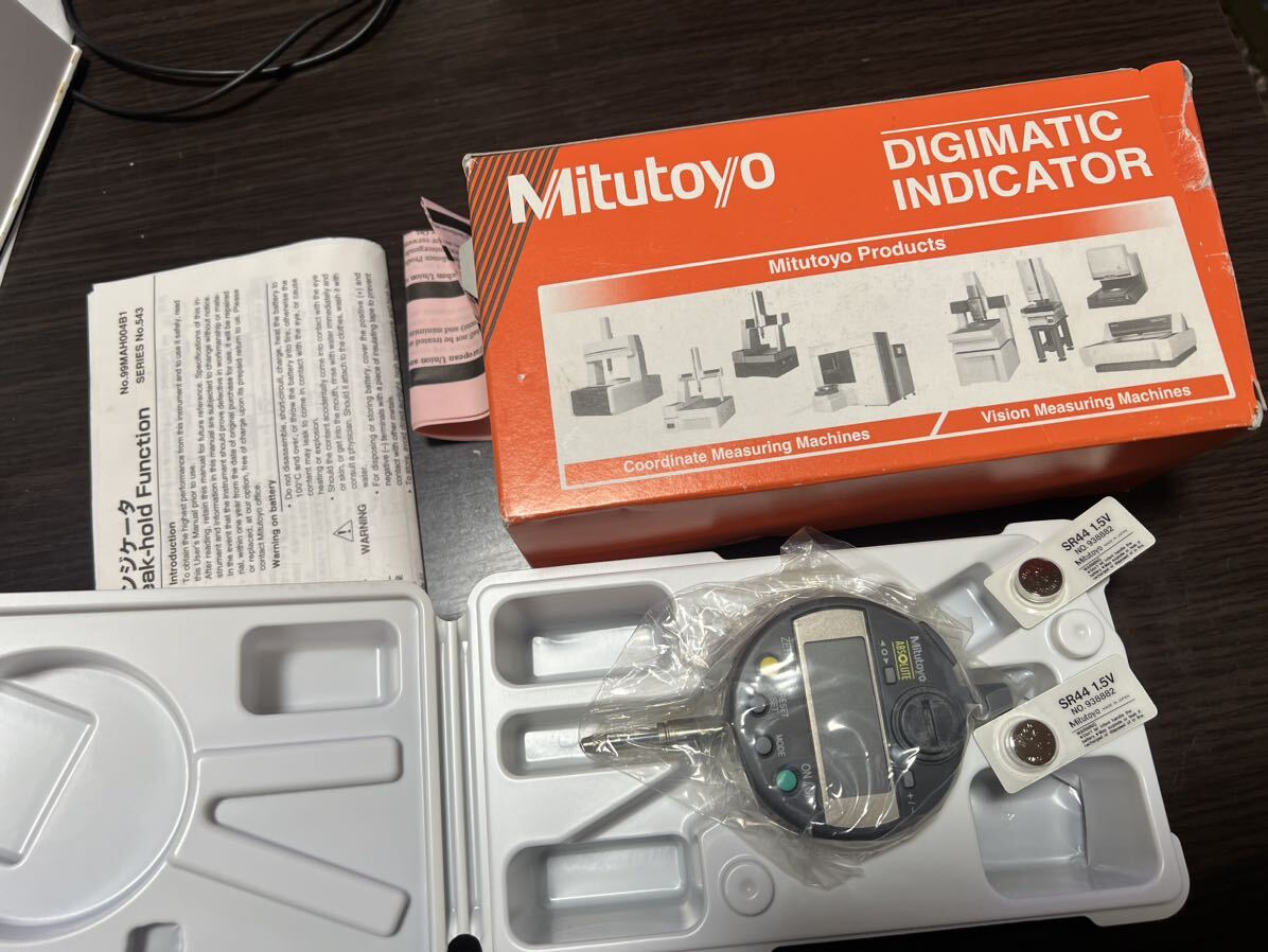 【未使用品】Mitutoyo ミツトヨ DIGIMATIC INDICATOR 543シリーズ ピークホールド機能付ABSデジマチックインジケータ543-260 ID-C112Aの画像1