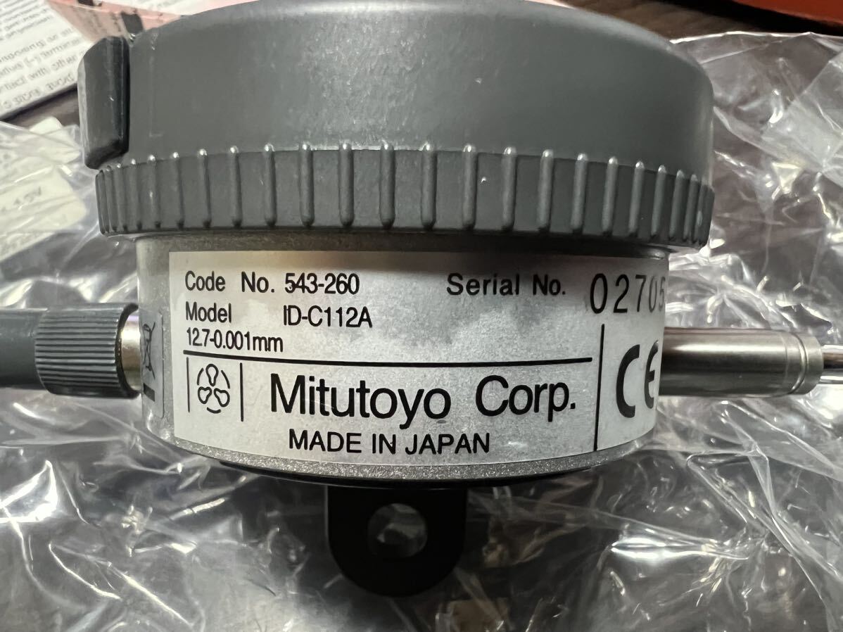 【未使用品】Mitutoyo ミツトヨ DIGIMATIC INDICATOR 543シリーズ ピークホールド機能付ABSデジマチックインジケータ543-260 ID-C112A_画像5