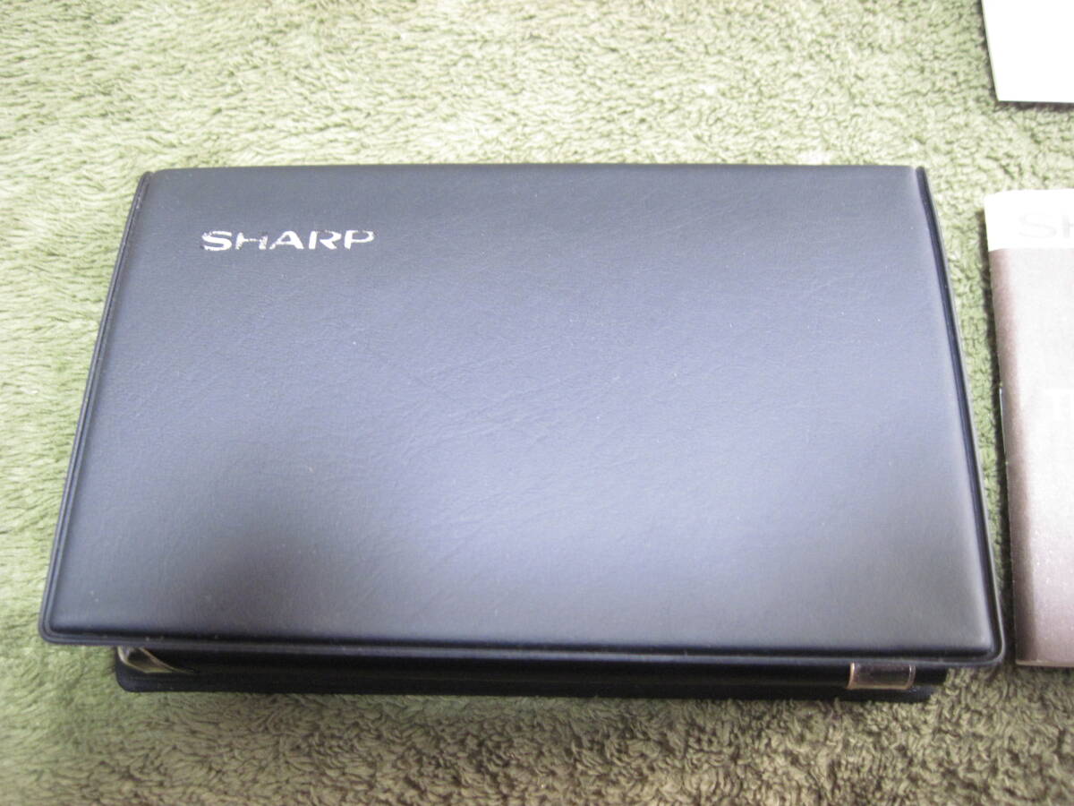 SHARP シャープ 時計付電卓 EL-470 トラベルパートナー 世界時刻 通貨換算 トラベラーズ電卓の画像3