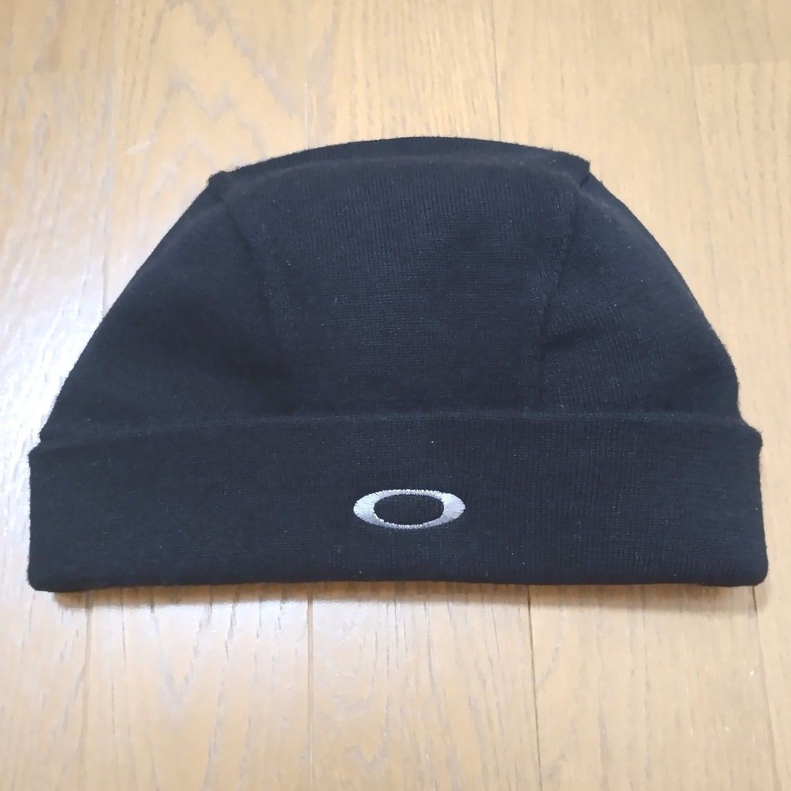 良品 90s 00s OAKLEY 変形ビーニー ニット帽 猫耳 赤タグ