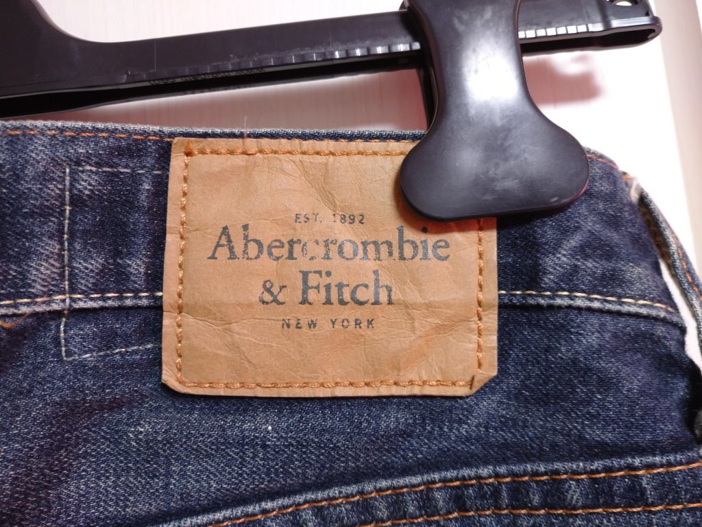 Abercrombie&Fitch アバクロ デニム パンツ ボトムス メンズ 青 28 A131100125019 ZAOIZBTM_画像6