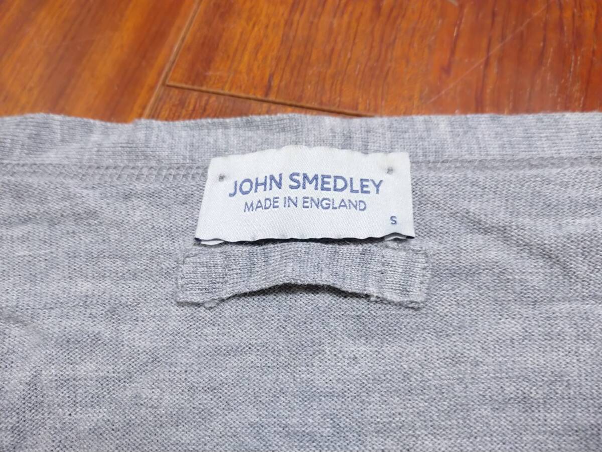 ジョンスメドレー JOHN SMEDLEY カーディガン グレー レディース S CA45550 ZEIZZEMS_画像4