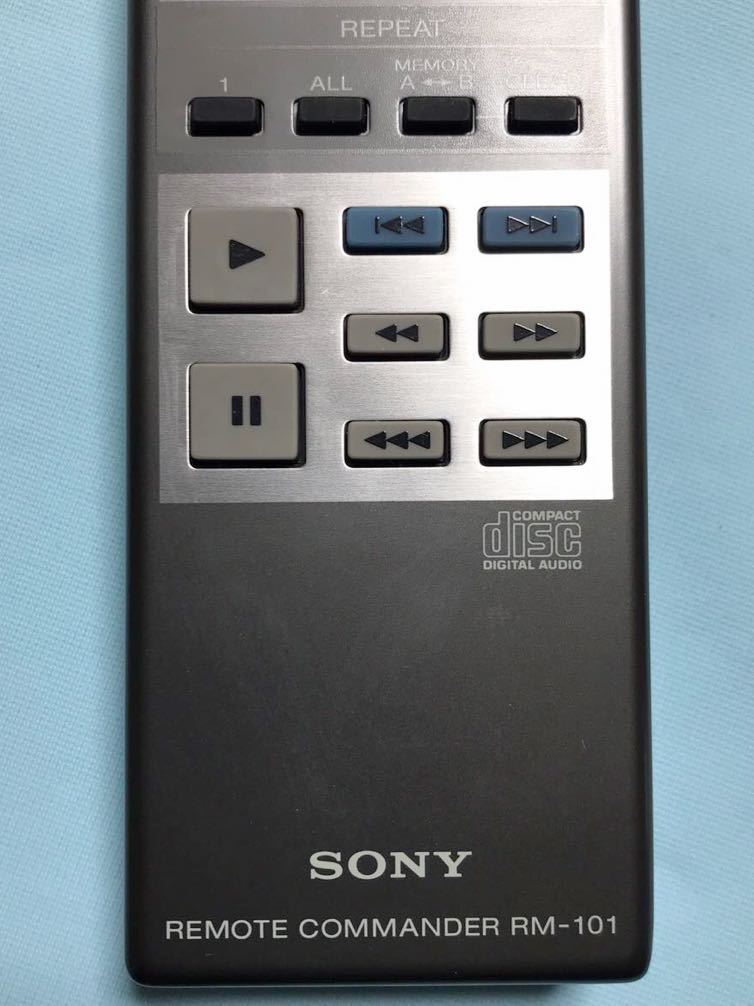 SONY ソニー オーディオリモコン 純正 「RM-101」CDP-101　CDP-701ES_画像3