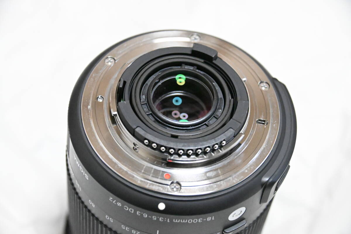 SIGMA Contemporary 18-300mm F3.5-6.3 DC MACRO OS HSM ニコンF 完動 カビなし_画像4