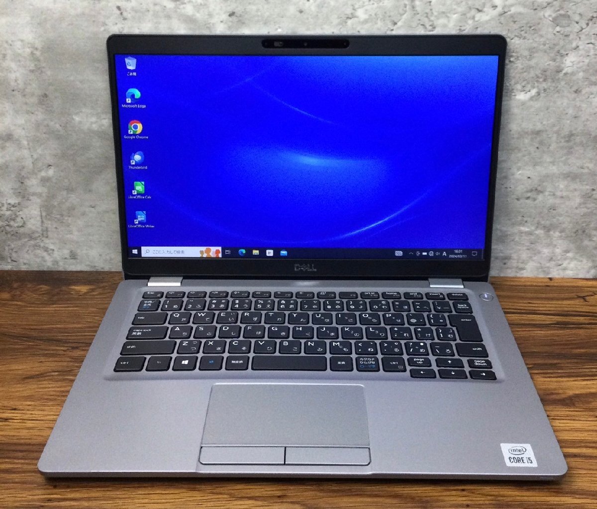 1円～ ●DELL LATITUDE 5310 / 第10世代 Core i5 10310U (1.70GHz) / メモリ 16GB / NVMe SSD 256GB / 13.3型 フルHD / Win10 Pro 64bitの画像1