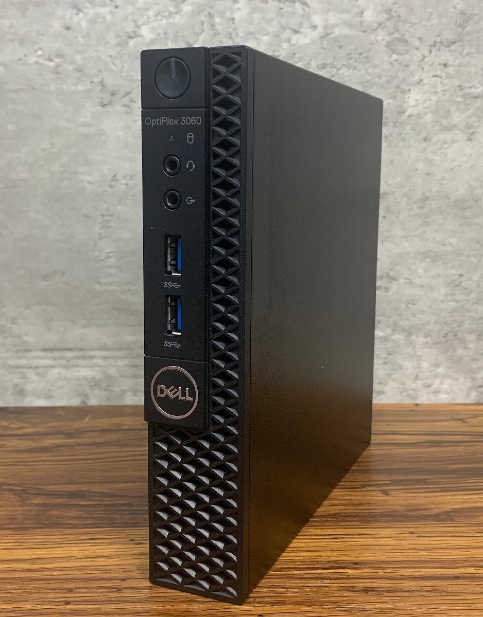 1円～ ●DELL OptiPlex 3060 Micro / Core i5 8400T (1.70GHz) / メモリ 8GB / SSD 256GB / Windows10 Pro 64bit_画像1