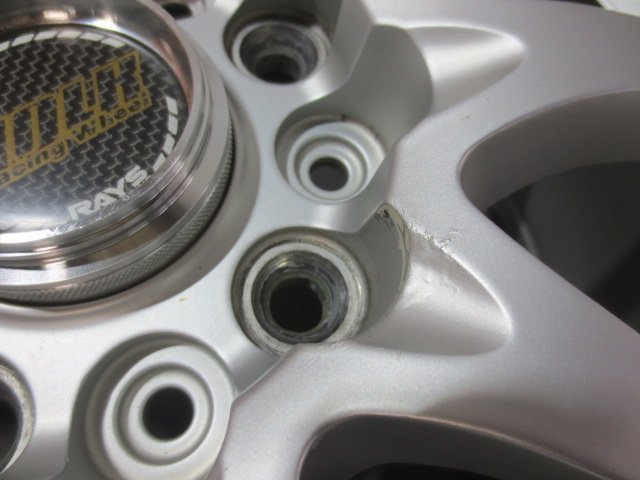 ☆スピスタ☆ホイール　RAYS　VOLK　CE28　インテR　EK9　ロードスター　16インチ　7J　+48　114.3-5　4本　中古　R165147H_画像6