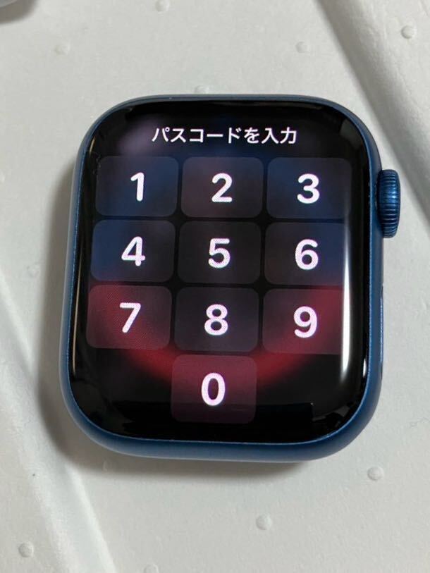 Apple Watch Series 7 ブルー 41mm MKN13J/A 箱、付属品とオマケ付