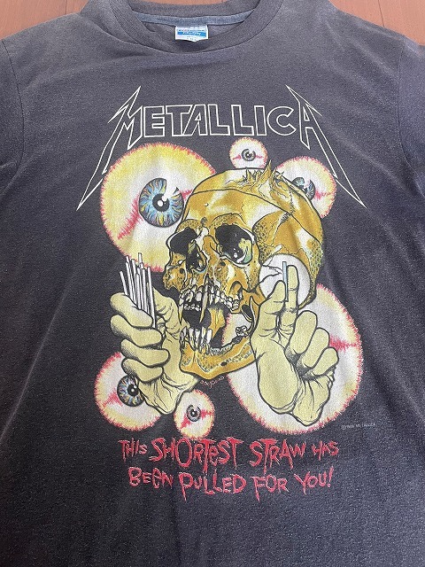  Metallica Pushead メタリカ パスヘッド Tシャツ Vintage Lの画像2