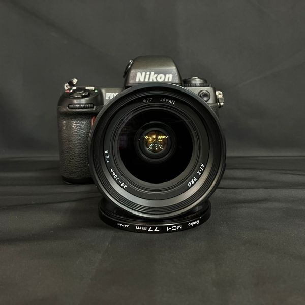 DCb800Y06 NIKON ニコン F100 一眼レフカメラ tokina AT-X PRO 28-70mm 1:2.8_画像1