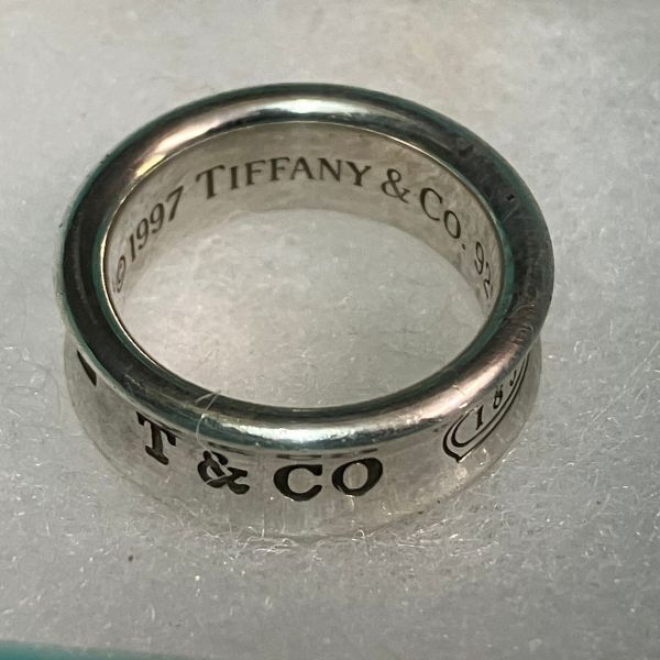 FBb981D06＠ TIFFANY＆Co ティファニー 1837 ナロー SV925 リング 指輪 アクセサリー シルバー 10号_画像3