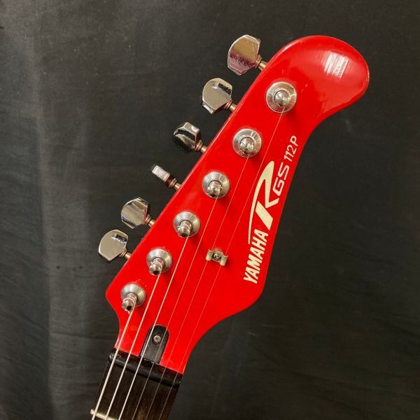 DCe486D16 動作品 YAMAHA ヤマハ RGS 112P エレキギター レッド 赤 ソフトケース付きの画像2