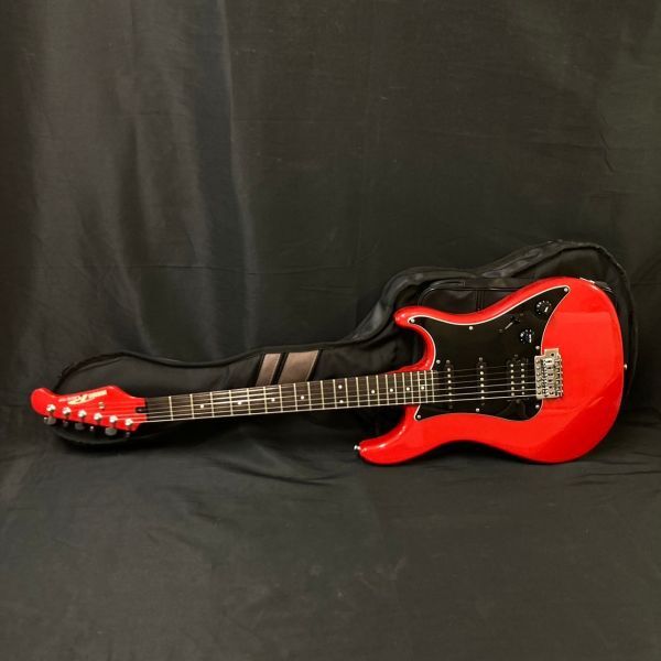 DCe486D16 動作品 YAMAHA ヤマハ RGS 112P エレキギター レッド 赤 ソフトケース付きの画像1