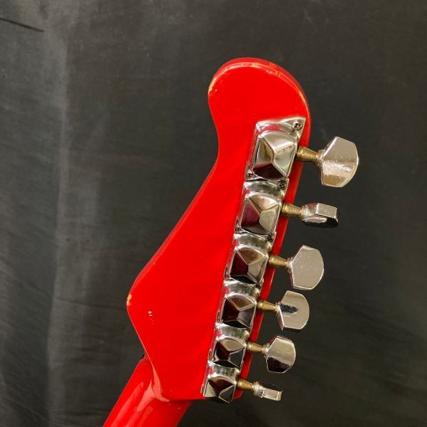 DCe486D16 動作品 YAMAHA ヤマハ RGS 112P エレキギター レッド 赤 ソフトケース付きの画像3