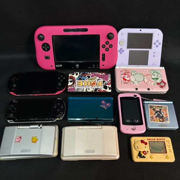 DCc071D08 Nintendo DS DSi 3DS 3DSLL PSVITA SONY PSP GBA SP 2DS WiiU など 12点 ゲーム機 本体 まとめの画像1