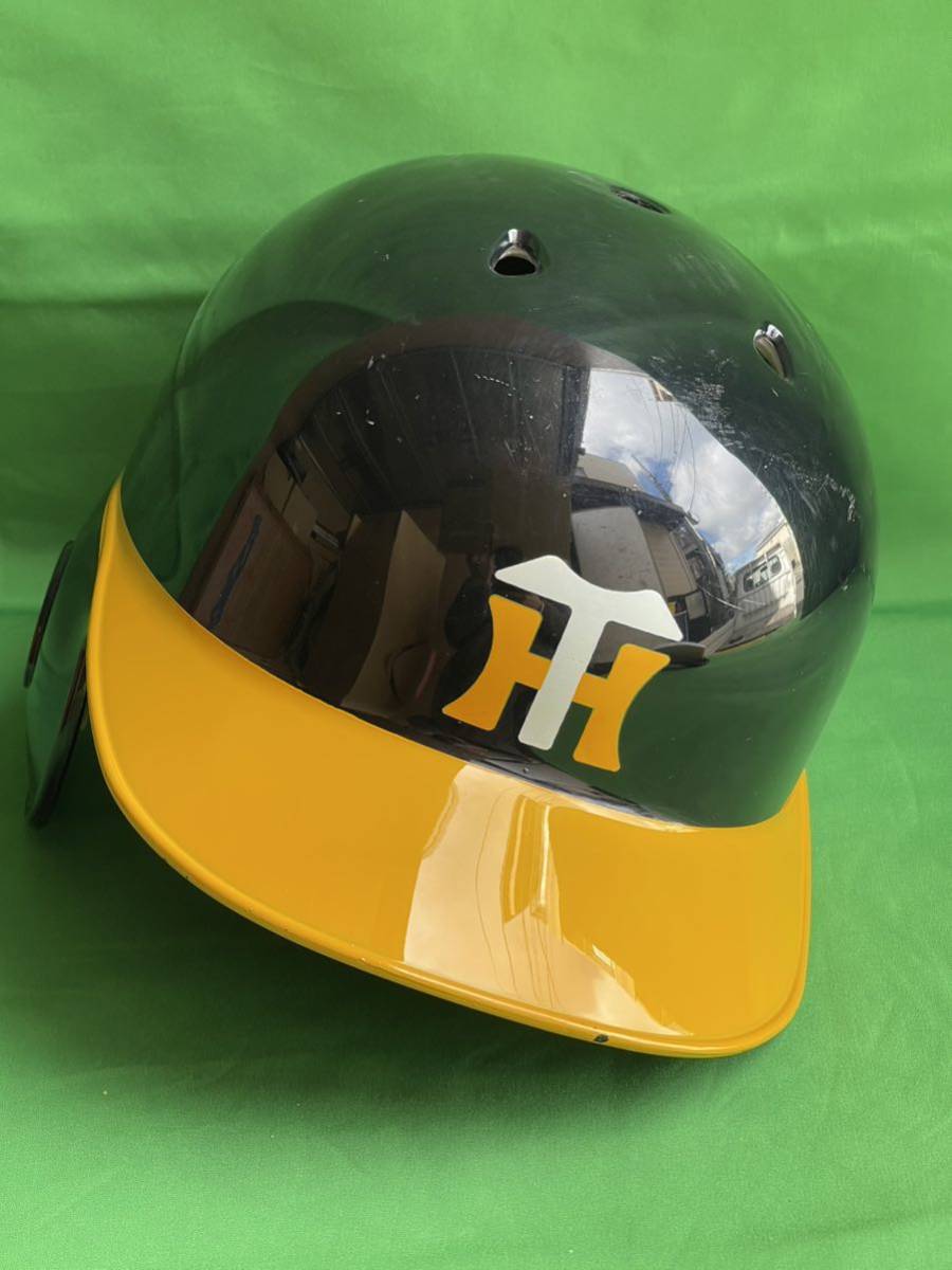  Hanshin Tigers bird ..#1 with autograph helmet hardball baseball for size L