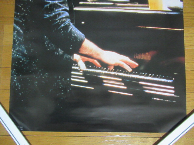 当時物 ビリー・ジョエル ポスター 59.5cm×84cm ソニー ピアノ 非売品_画像4