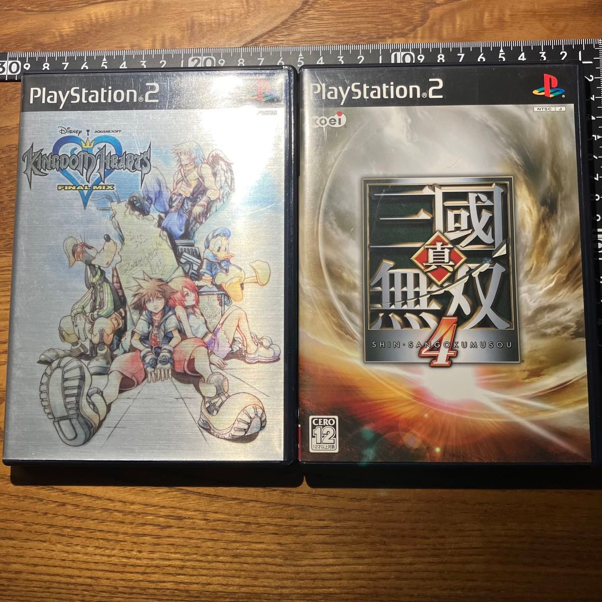 【訳あり2本セット】PS2 キングダムハーツ　ファミナル・ミックス&真・三国無双4