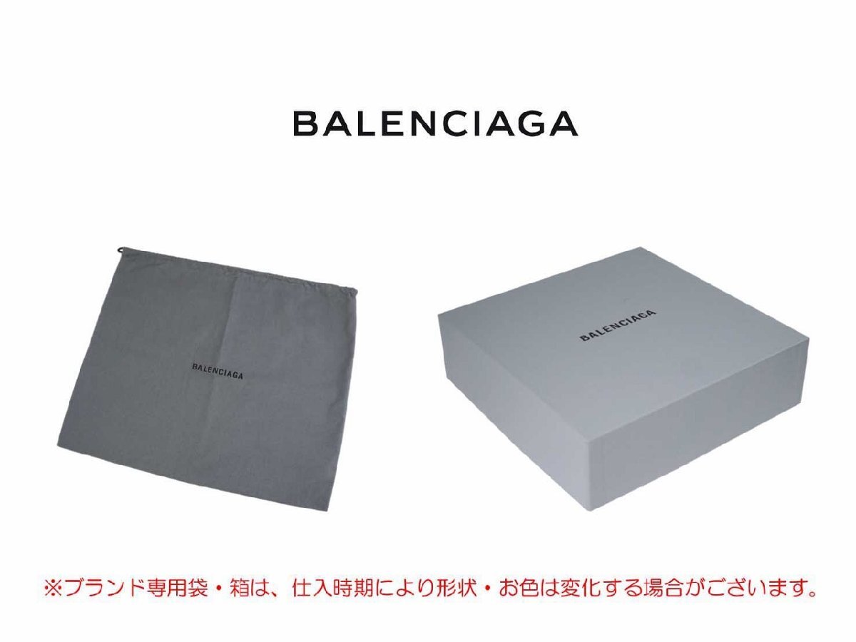 K760-85.. BALENCIAGA バレンシアガ ベルト BB LARGE BELT クロコ型押し レザー ロゴ イタリア製 新品 ★ 4611 NAVY_画像9