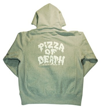 送料込み！PIZZA OF DEATH パーカー Mサイズ ピザオブデス HI-STANDARD ハイスタ KEN YOKOYAMA 横山健 BBQ CHICKENS 10-FEET BRAHMAN_画像1