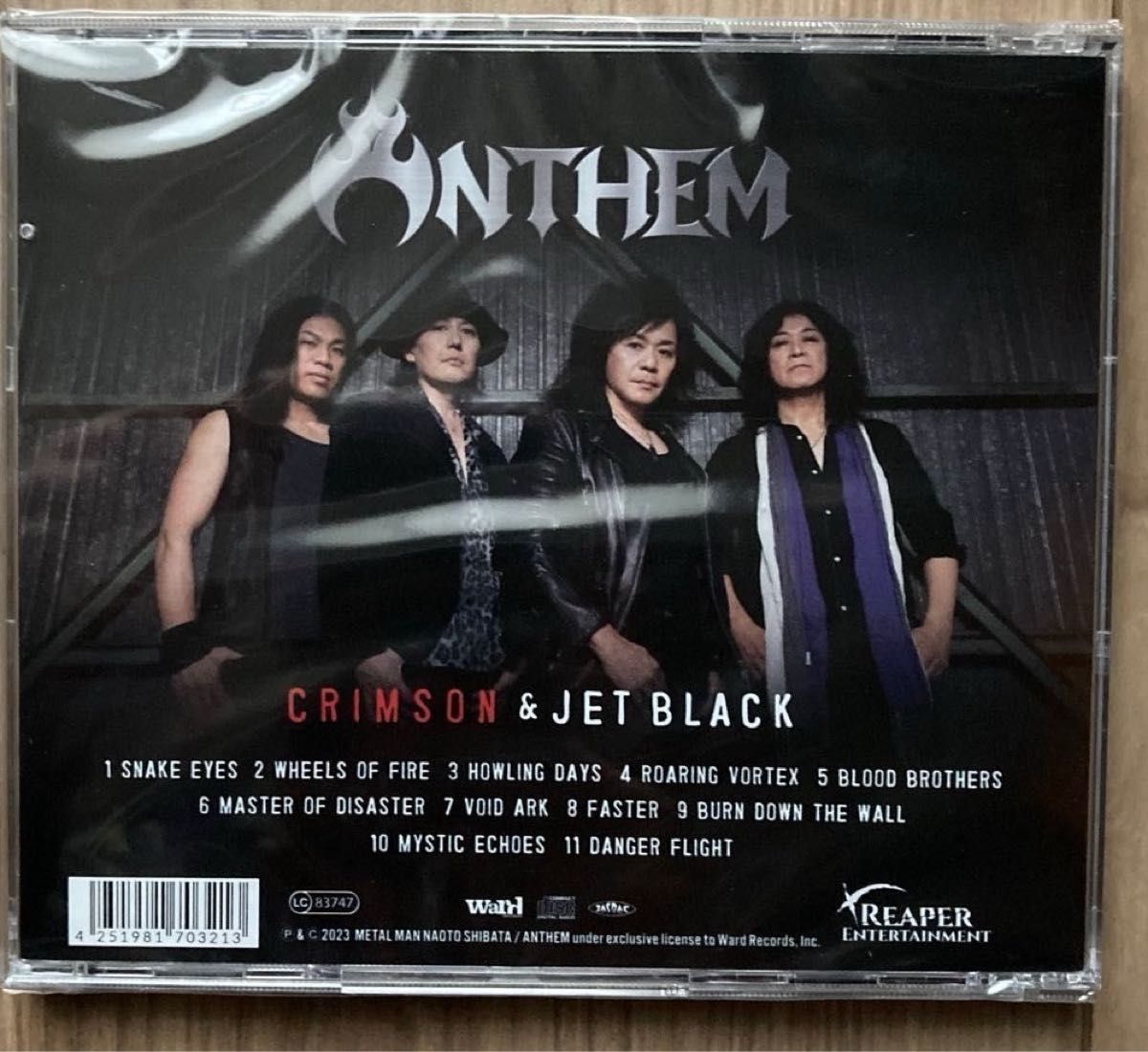 [輸入盤CD] Anthem/Crimson & Jet Black (2023/4/21発売) (アンセム) 未開封　未使用