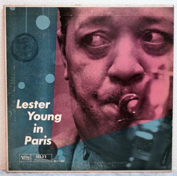 Lester Young in Paris レスター・ヤング 米VERVE DG_画像1