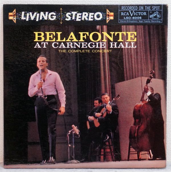 BELAFONTE At Carnegie Hall / ハリー・ベラフォンテ 米RCA SD 2枚組 高音質録音_画像1