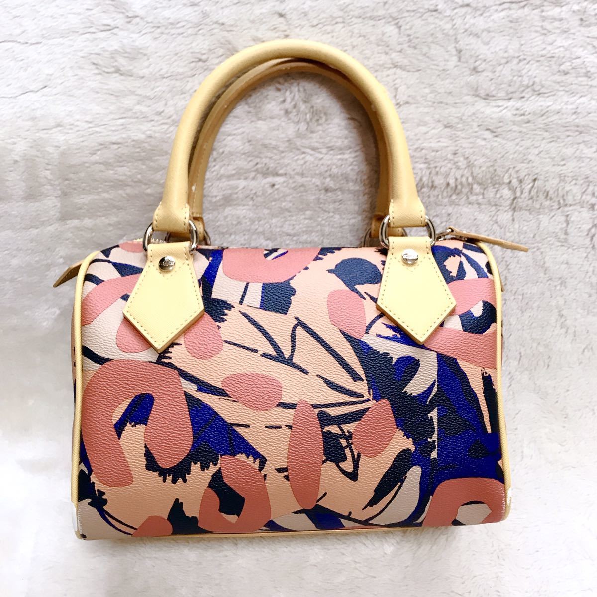 美品 Vivienne Westwood 2way ミニボストン PVC マルチ 美品 Vivienne Westwood 2way ミニボストン PVC マルチ