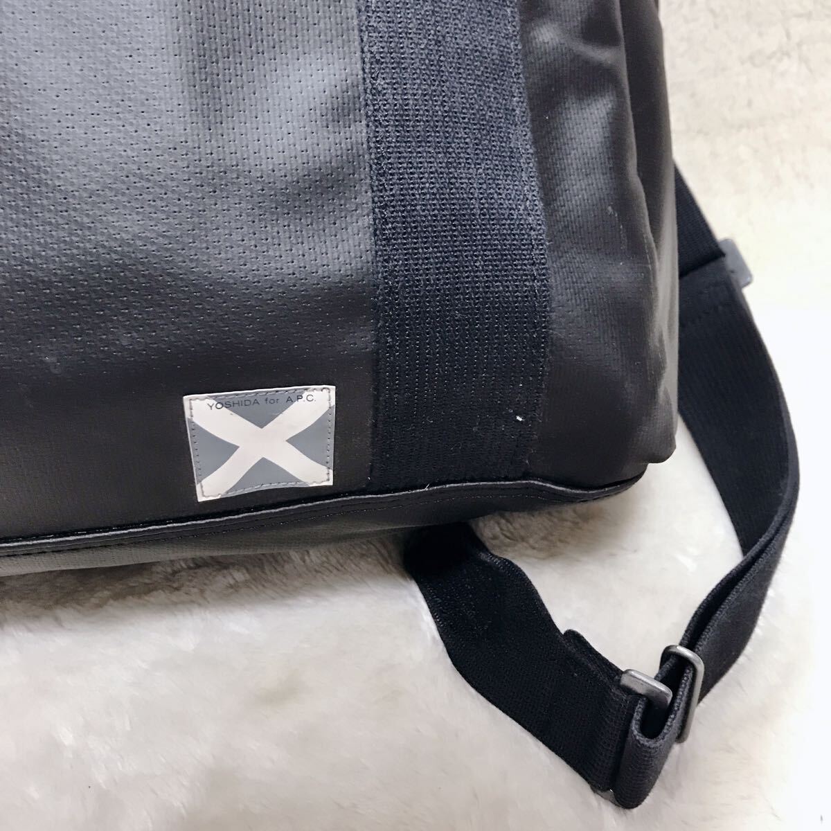 美品 A.P.C LUGGAGE LABEL 2wayトートバッグ リュック PORTER 吉田カバン バックパック_画像4