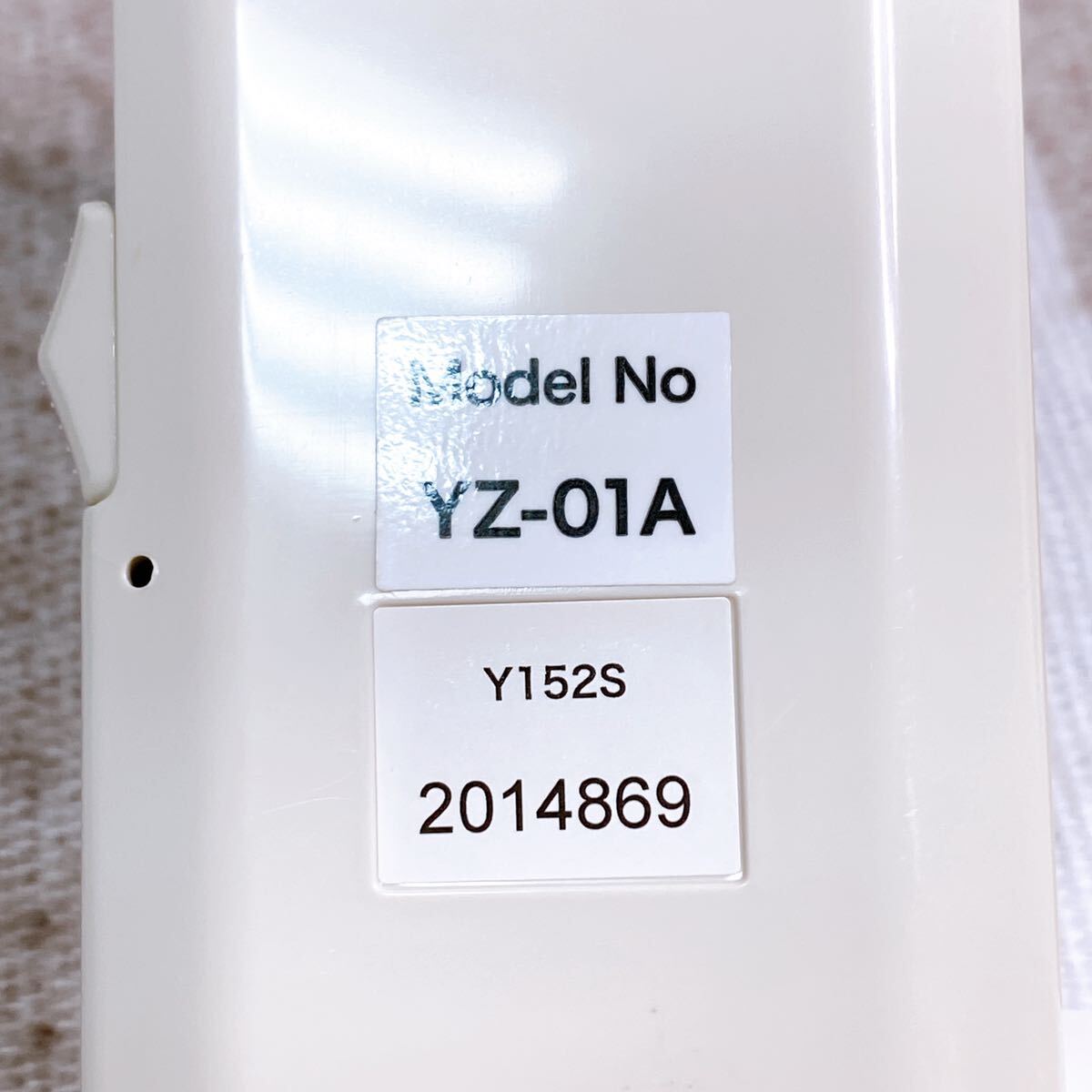 山善 YAMAZEN 2022年製 電気敷毛布 Y152S (80×130cm) 電源 コントローラー YZ-01A(3A/125V)【動作OK】②_画像6