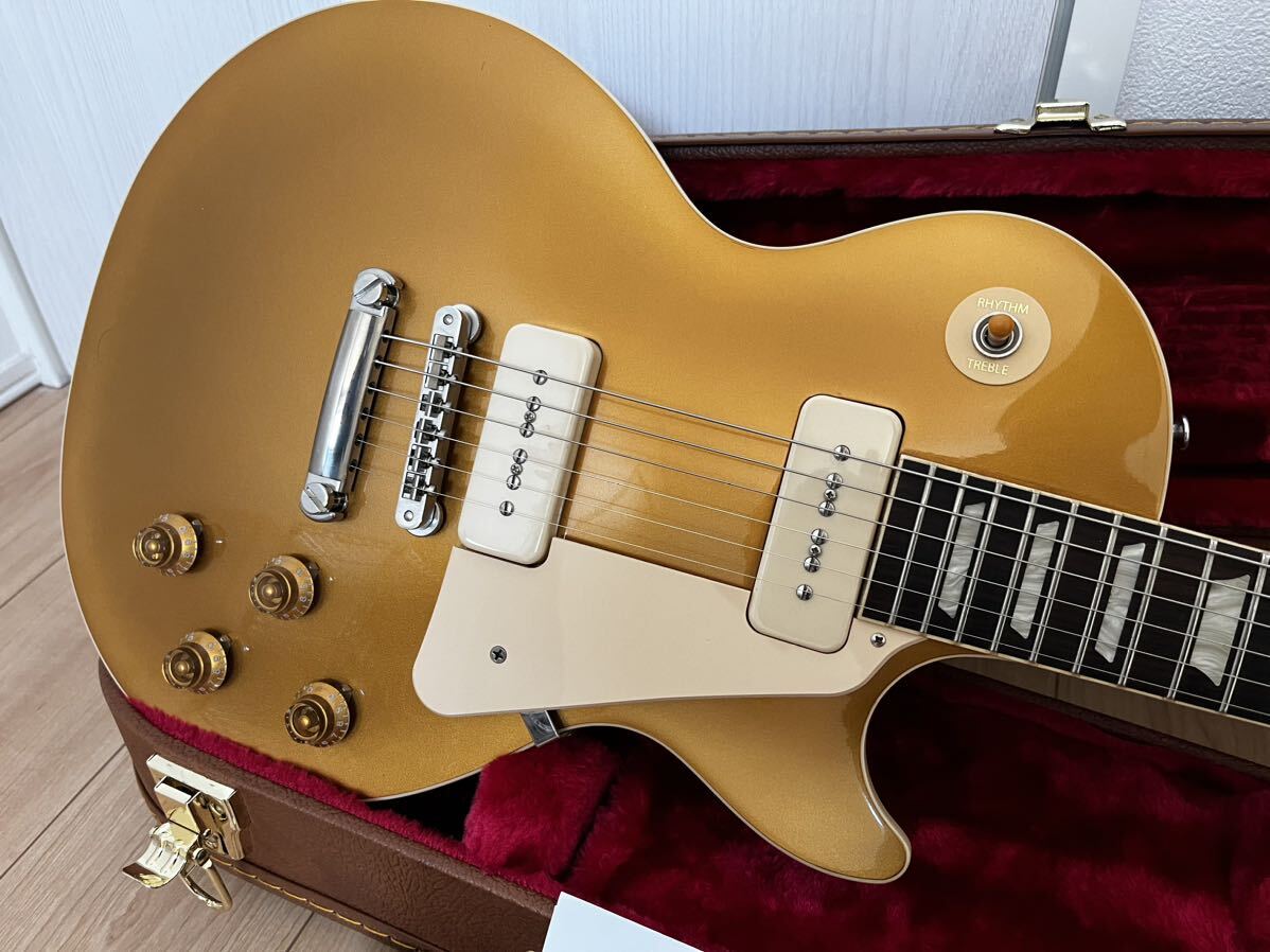 Gibson Les Paul Standard 50s Gold Top レスポールの画像2