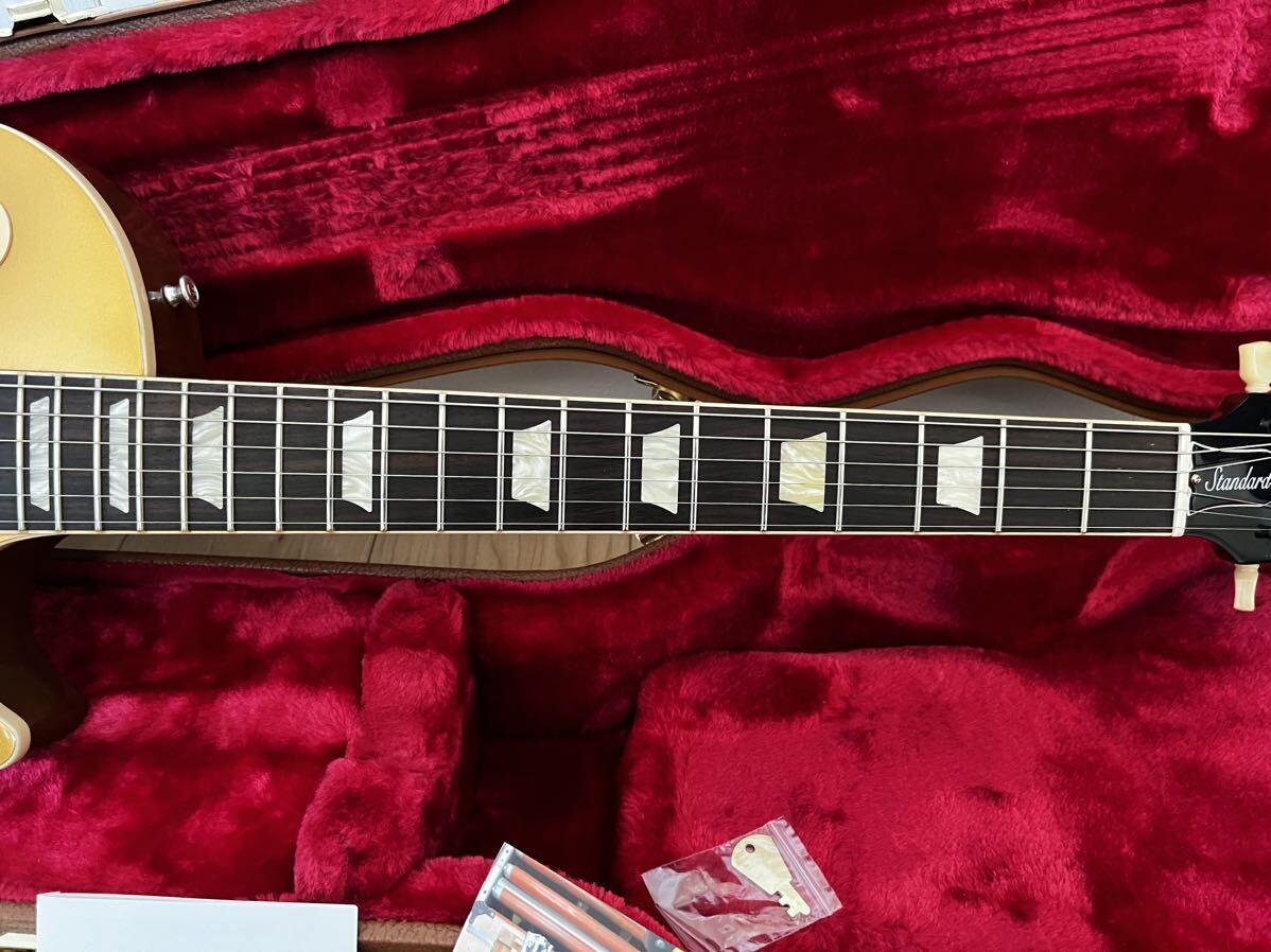 Gibson Les Paul Standard 50s Gold Top レスポールの画像3