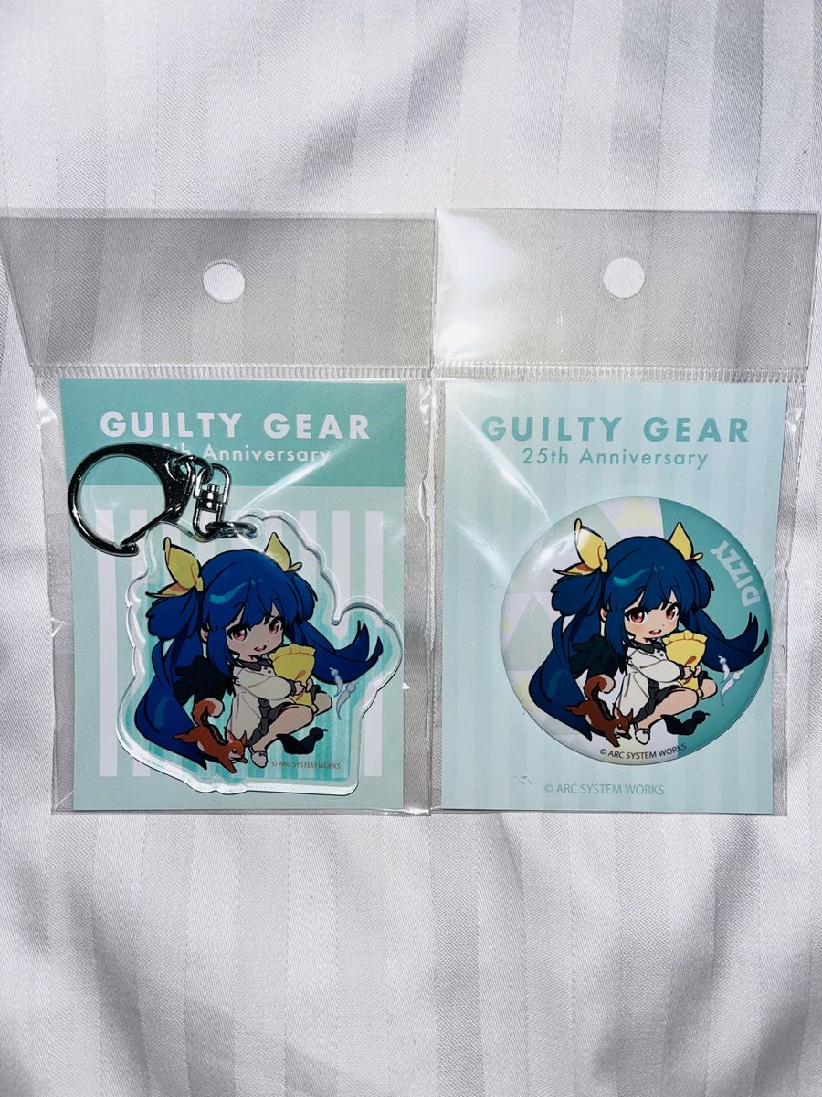 GUILTY GEAR ギルティギア 25周年 POP UP ディズィー マルイ 限定 アクリルキーホルダー 缶バッジ セット