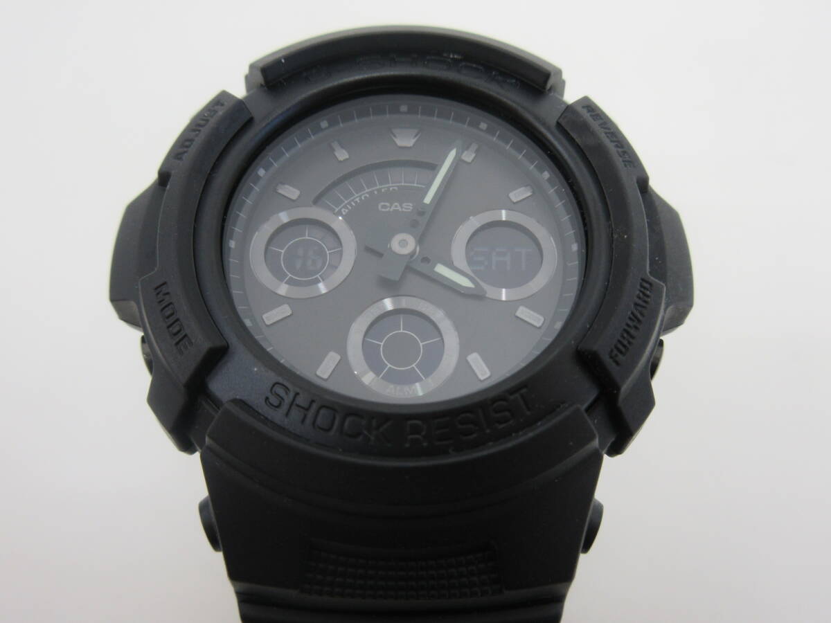 動作品　CASIO　カシオ　G-SHOCK　4778　AW-591BB　デジアナ　ブラック　メンズ腕時計　箱付_画像5