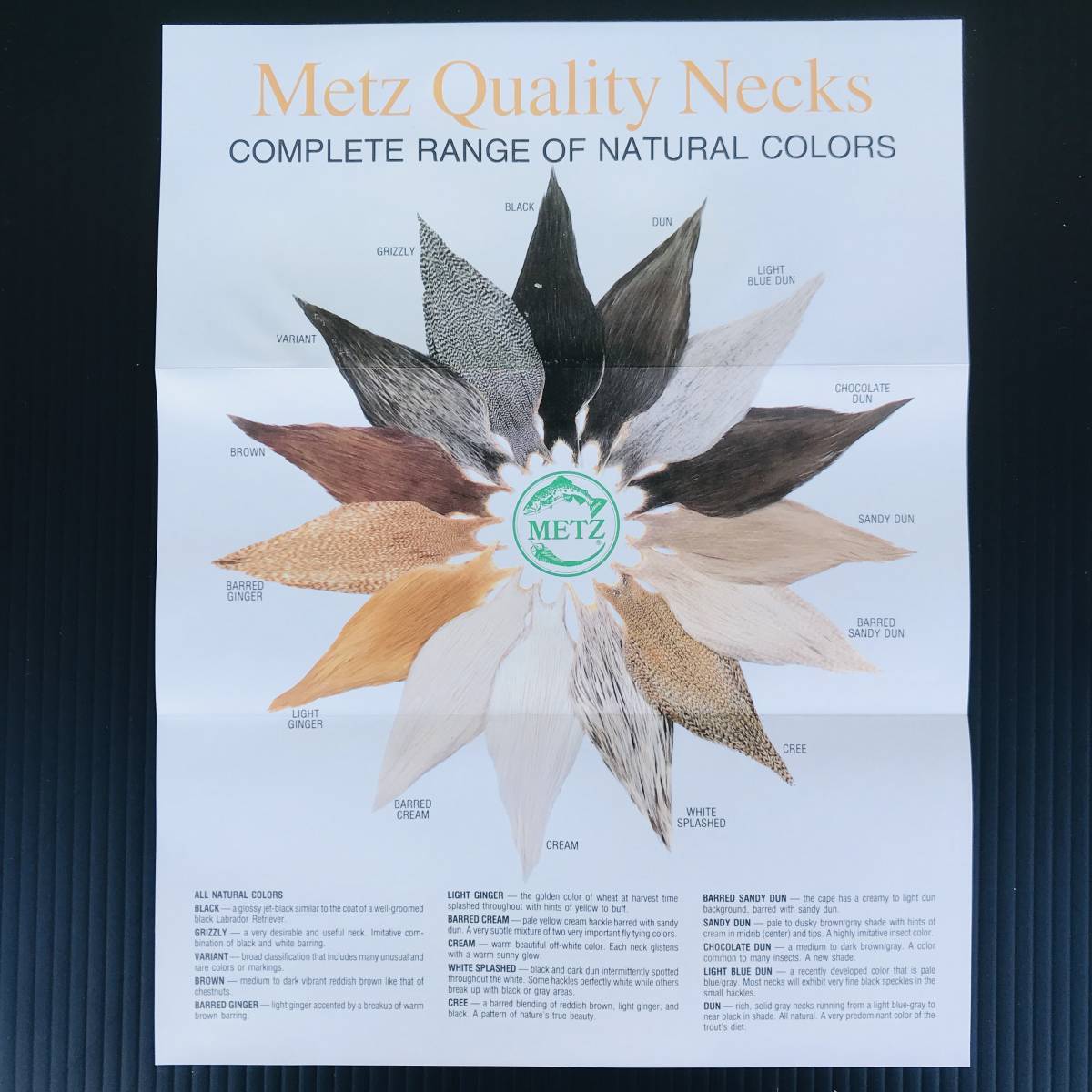 METZ/メッツ コックネックハックル チョコレートダン Cock Neck Hackle Chocolate Dun 新品 サーモンフライドライウェット毛鉤テンカラ渓流_画像10