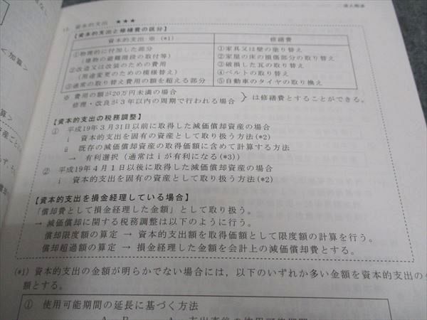 WB05-020 CPA会計学院 公認会計士講座 租税法 論文対策講義 高野レジュメ ポケット論点集 2023年合格目標 未使用 10s4C_画像4