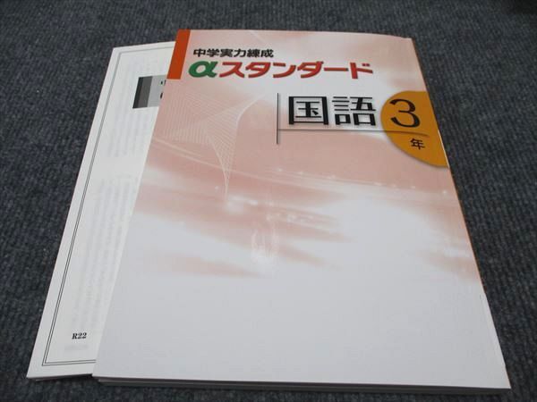 WF96-151 塾専用 中3年 中学実力練成 aスタンダード 国語 状態良い 13m5B_画像1