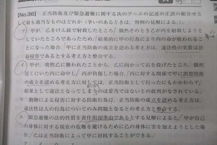 WC27-050 東京アカデミー 公務員試験 国家公務員・地方上級 出たDATA問 刑法・労働法等 2024年合格目標テキストセット 3冊 55M4D_画像4