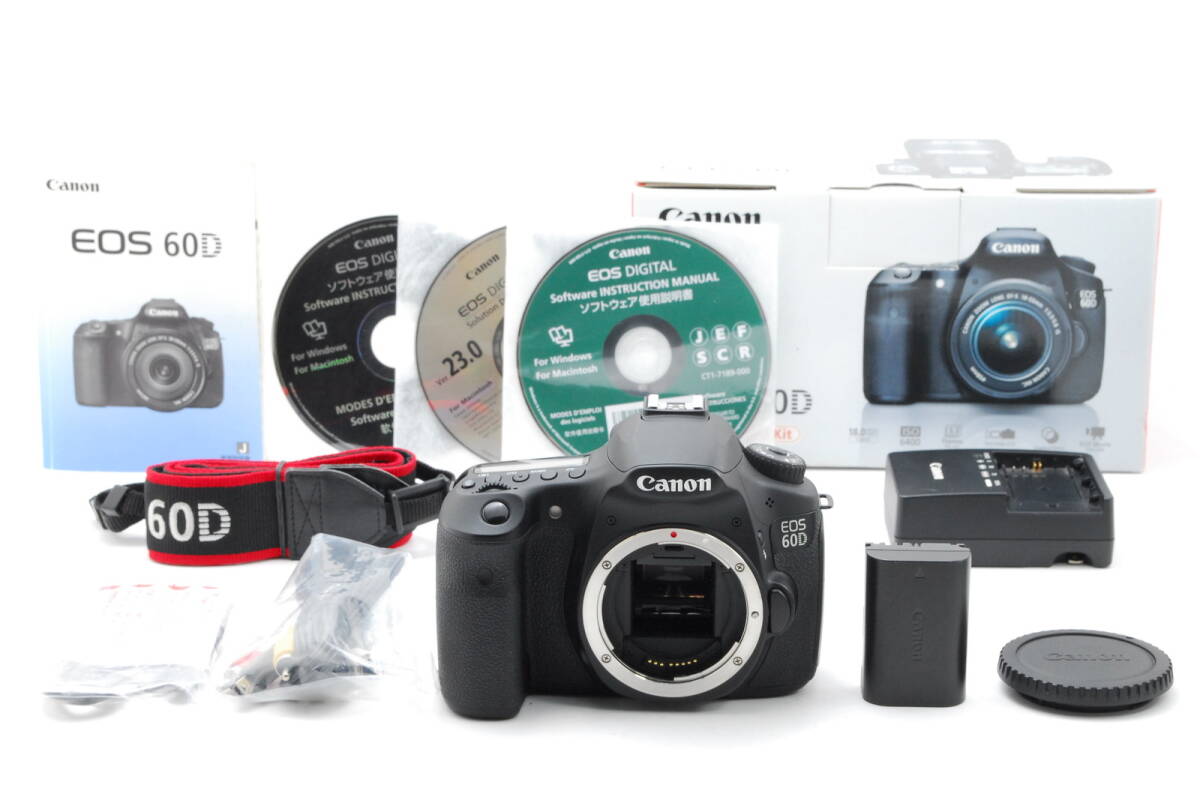 ■ 元箱付き・美品 ■ キャノン Canon EOS 60D ボディ 《ショット数2622回》 #F29Mh23-107