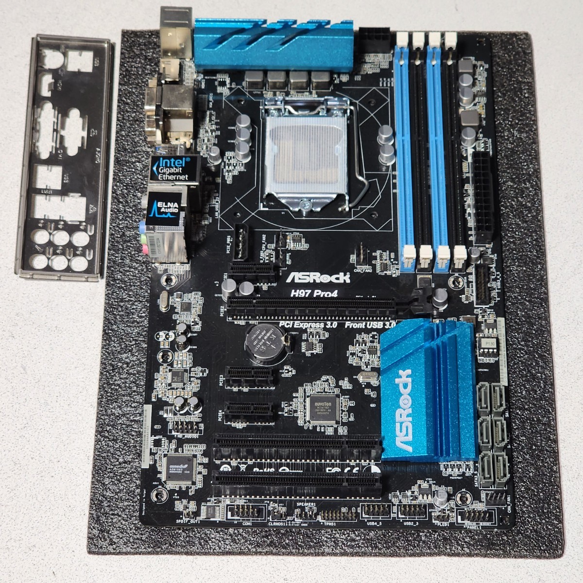 ASRock H97 Pro4 IOパネル付属 LGA1150 ATXマザーボード 第4・5世代CPU対応 最新Bios 動作確認済 PCパーツ (1)_画像1