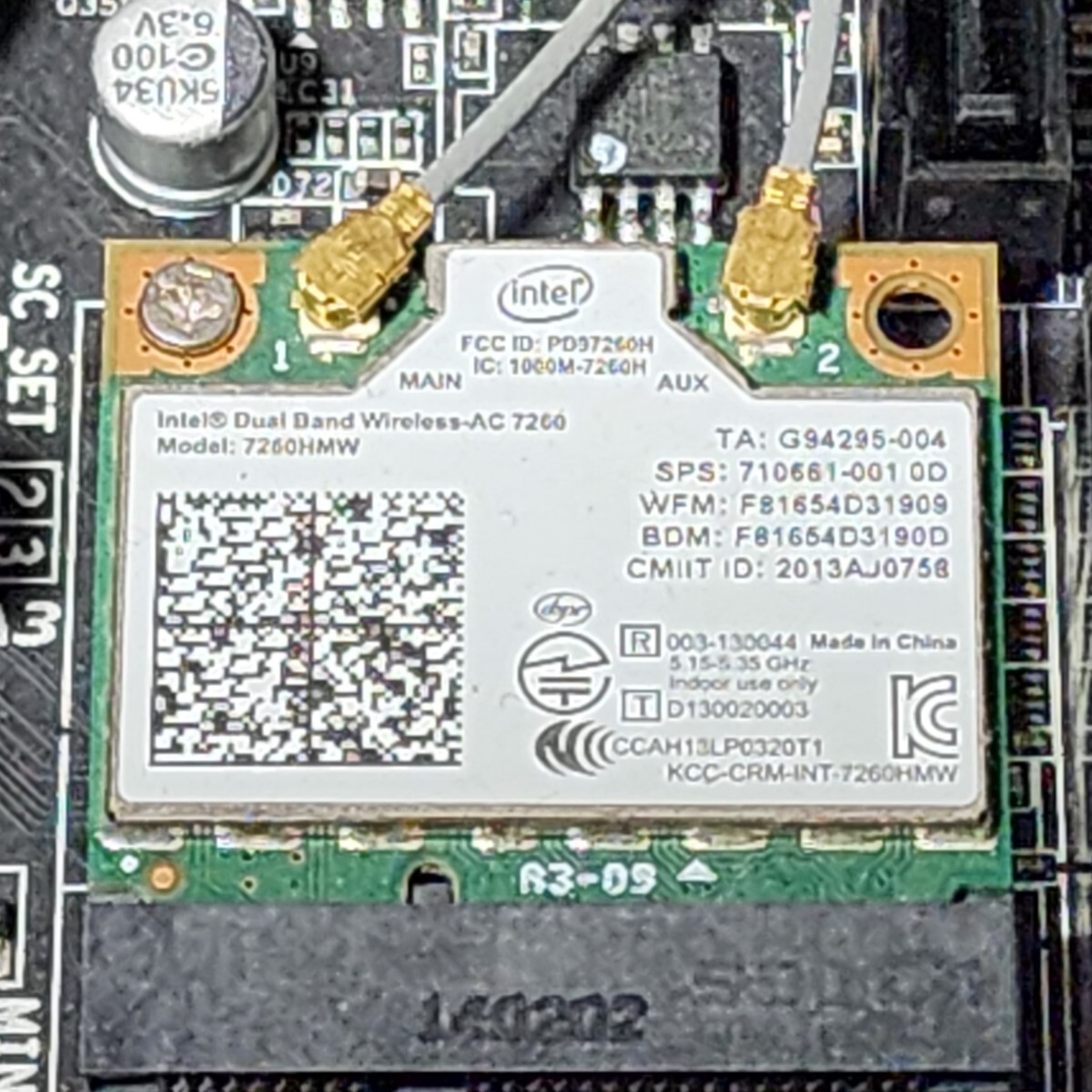 GIGABYTE GA-F2A88XN-WIFI IOパネル付属 Socket FM2+ Mini-ITXマザーボード 7260HMW搭載 最新Bios 動作確認済 PCパーツ_画像5